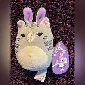 4.5" Tally Easter Cat with Bunny Ears Squishmallows NWT